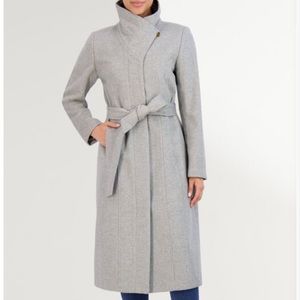 Cole Haan Slick Wool Long Coat
